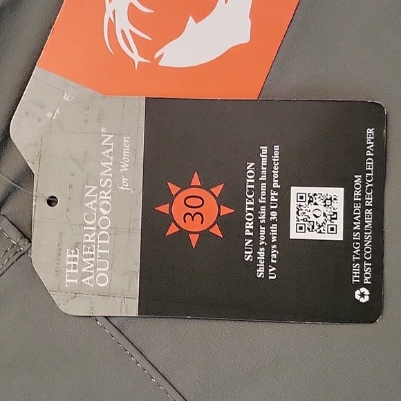 The American Outdoors for Women Green Elastic Waist SPF 30 Shorts Hiking Size XL - Picture 4 of 13